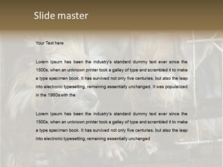 One Loneliness Behind PowerPoint Template