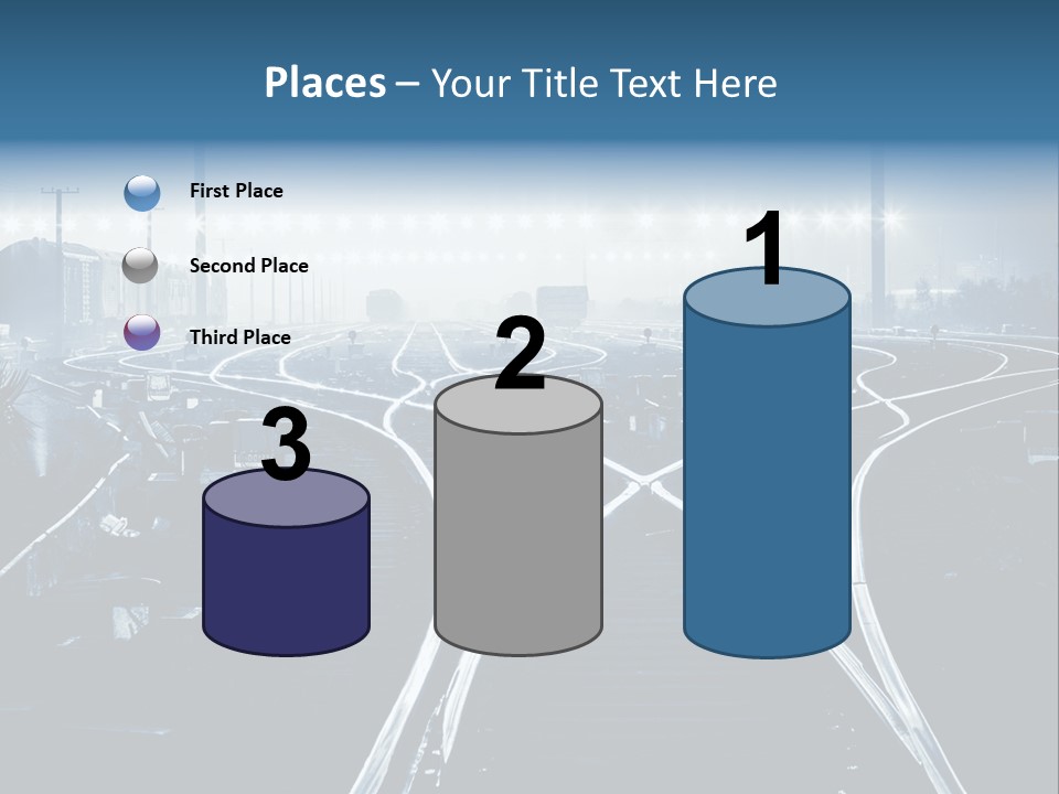 Steel Container Oil PowerPoint Template