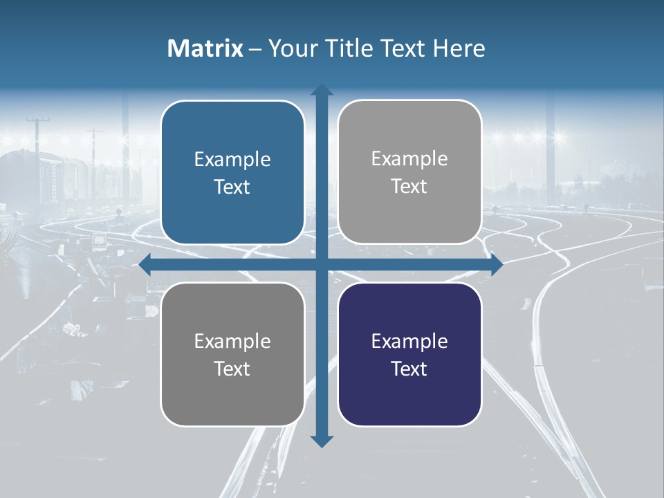 Steel Container Oil PowerPoint Template