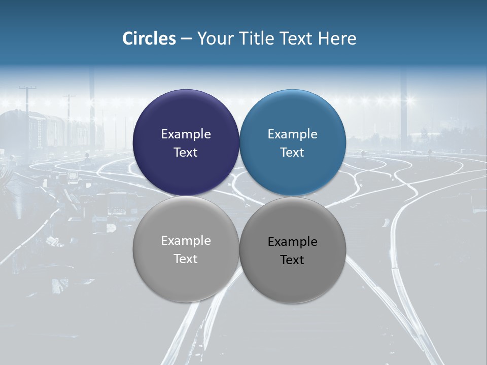 Steel Container Oil PowerPoint Template
