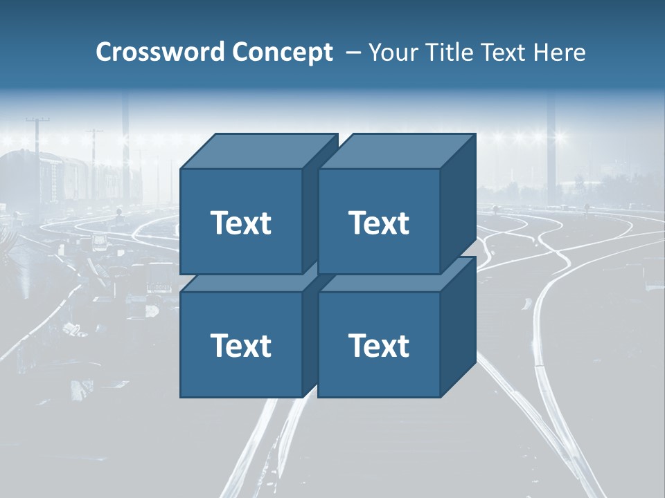 Steel Container Oil PowerPoint Template