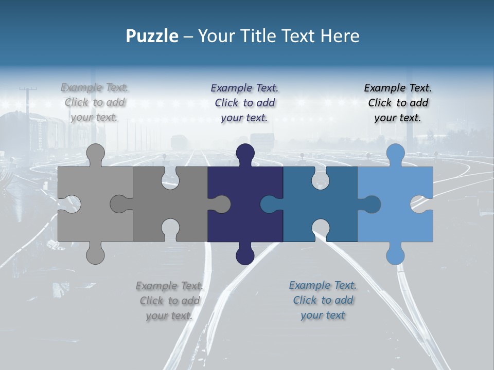 Steel Container Oil PowerPoint Template