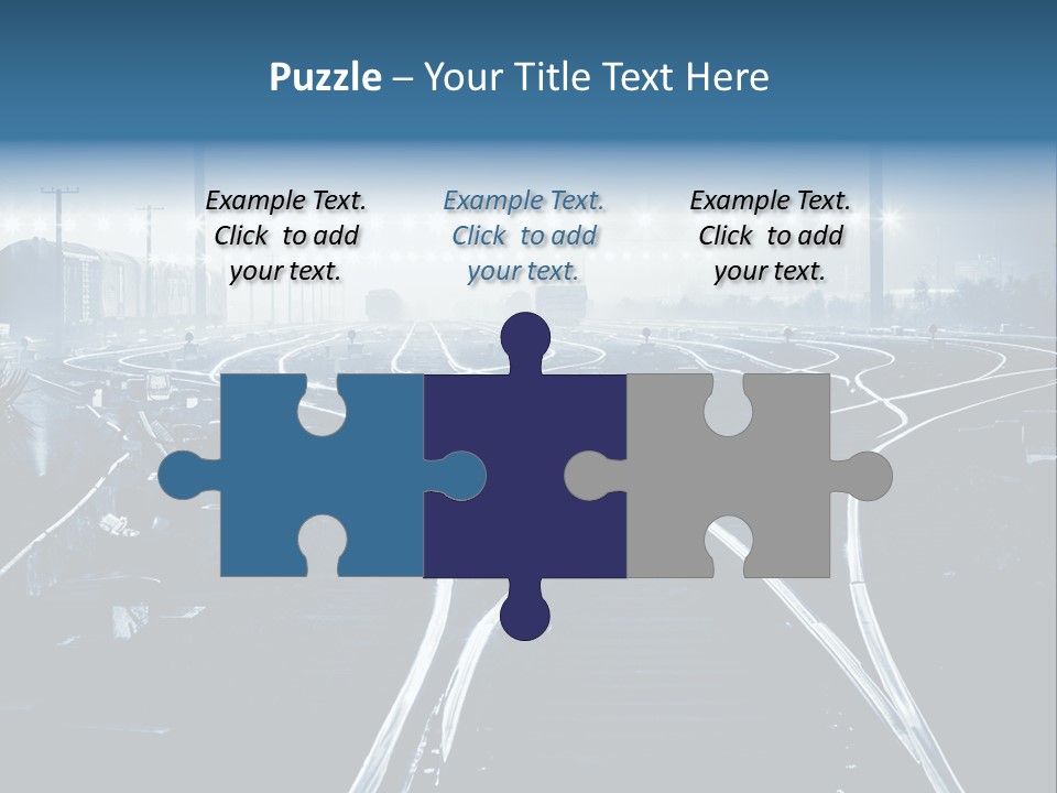 Steel Container Oil PowerPoint Template