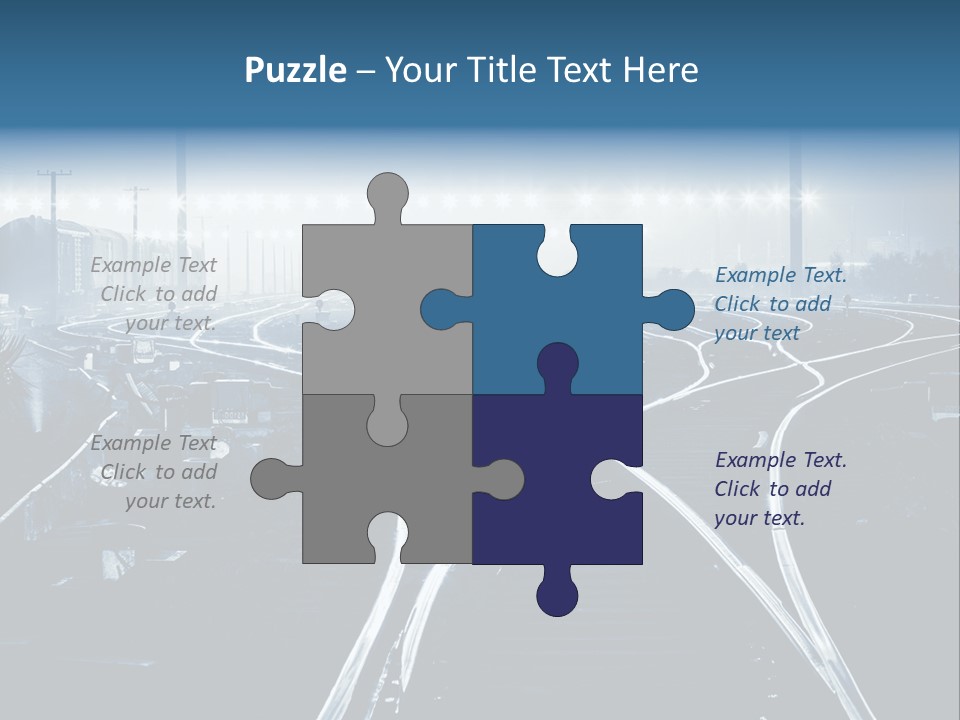 Steel Container Oil PowerPoint Template