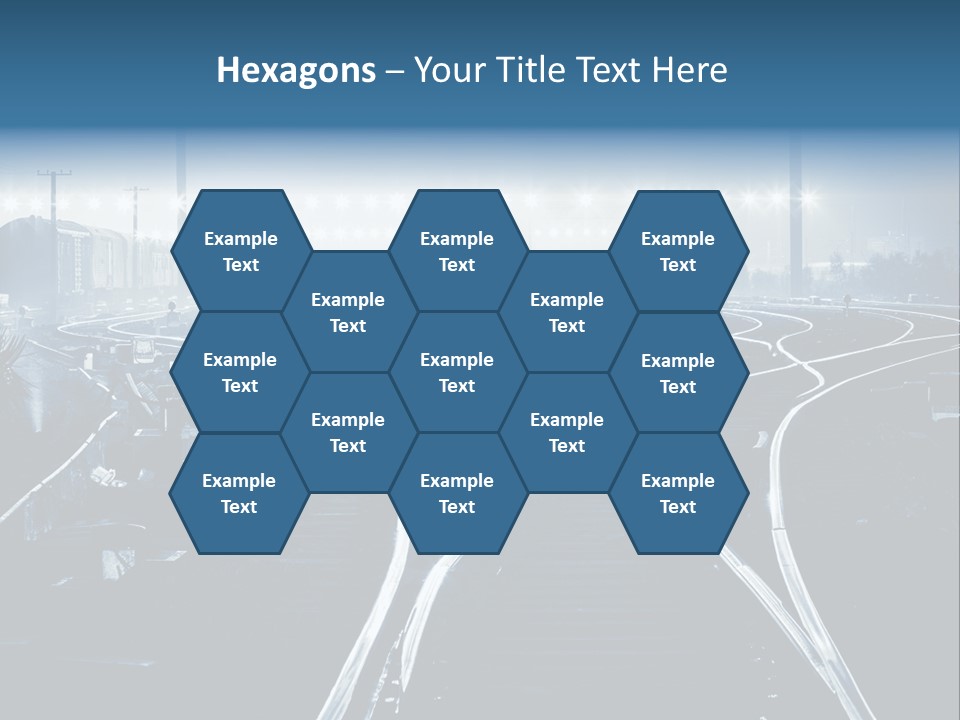Steel Container Oil PowerPoint Template