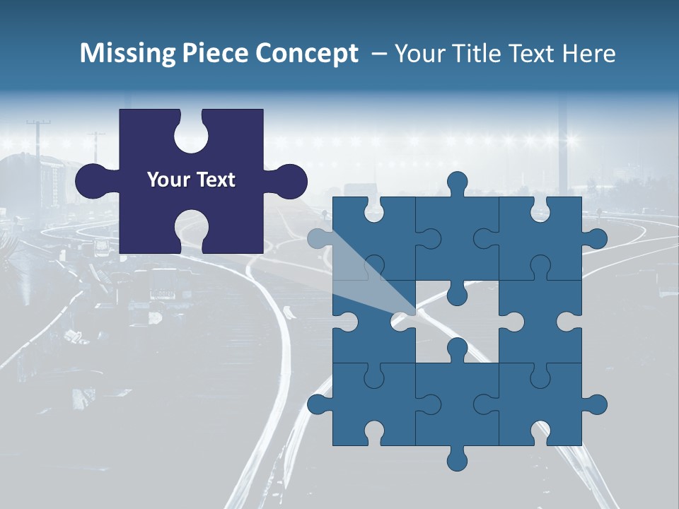 Steel Container Oil PowerPoint Template