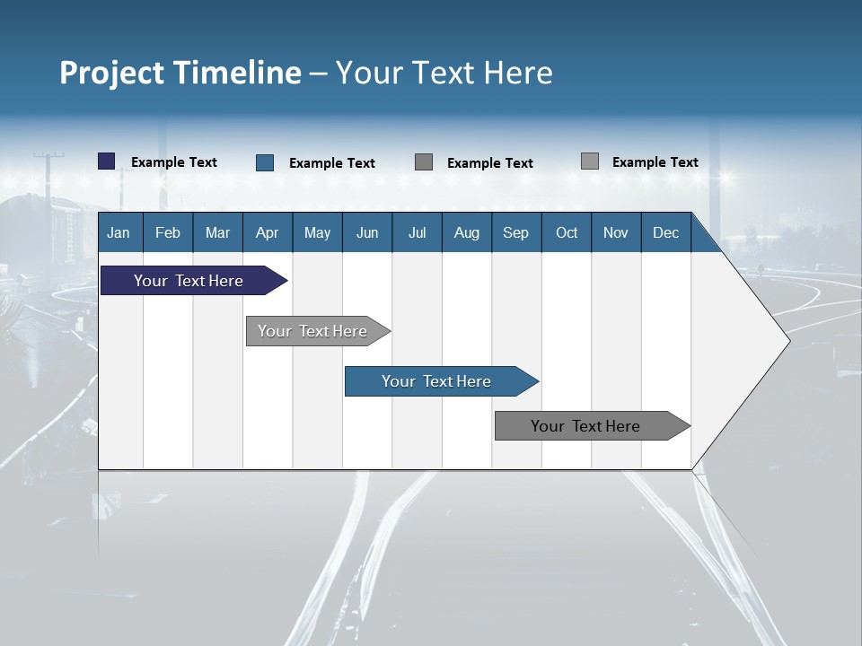 Steel Container Oil PowerPoint Template
