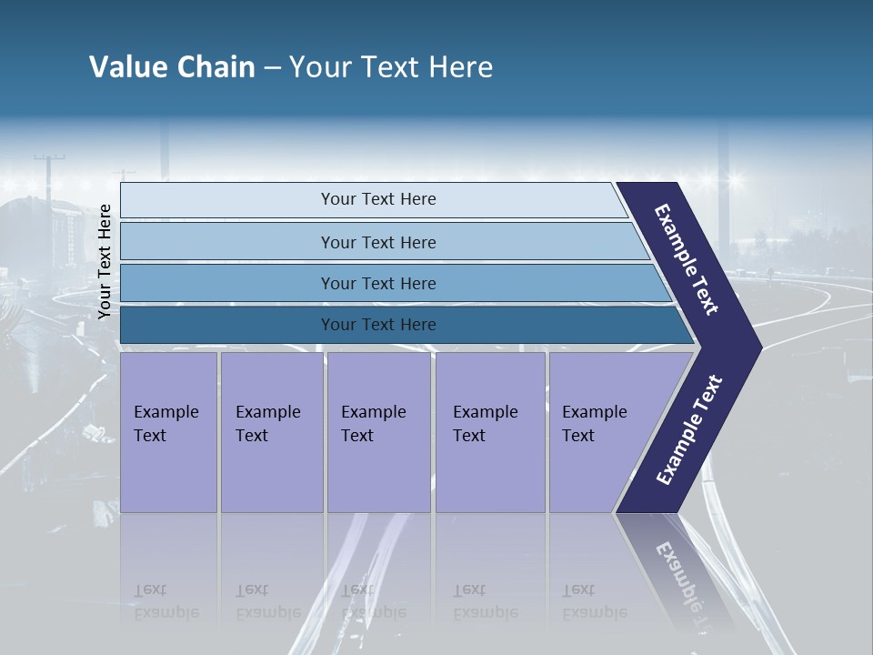 Steel Container Oil PowerPoint Template