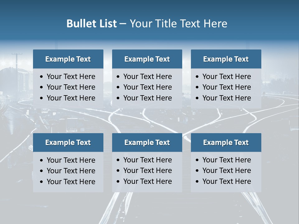 Steel Container Oil PowerPoint Template