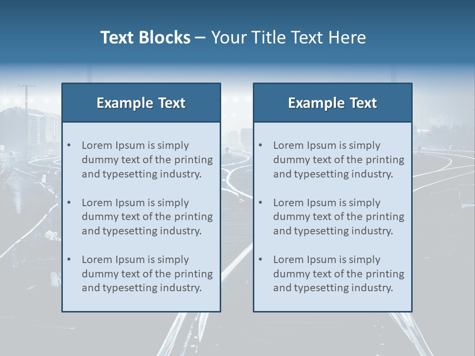 Steel Container Oil PowerPoint Template