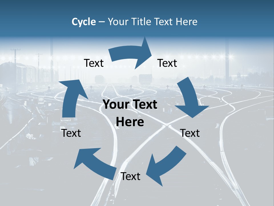 Steel Container Oil PowerPoint Template