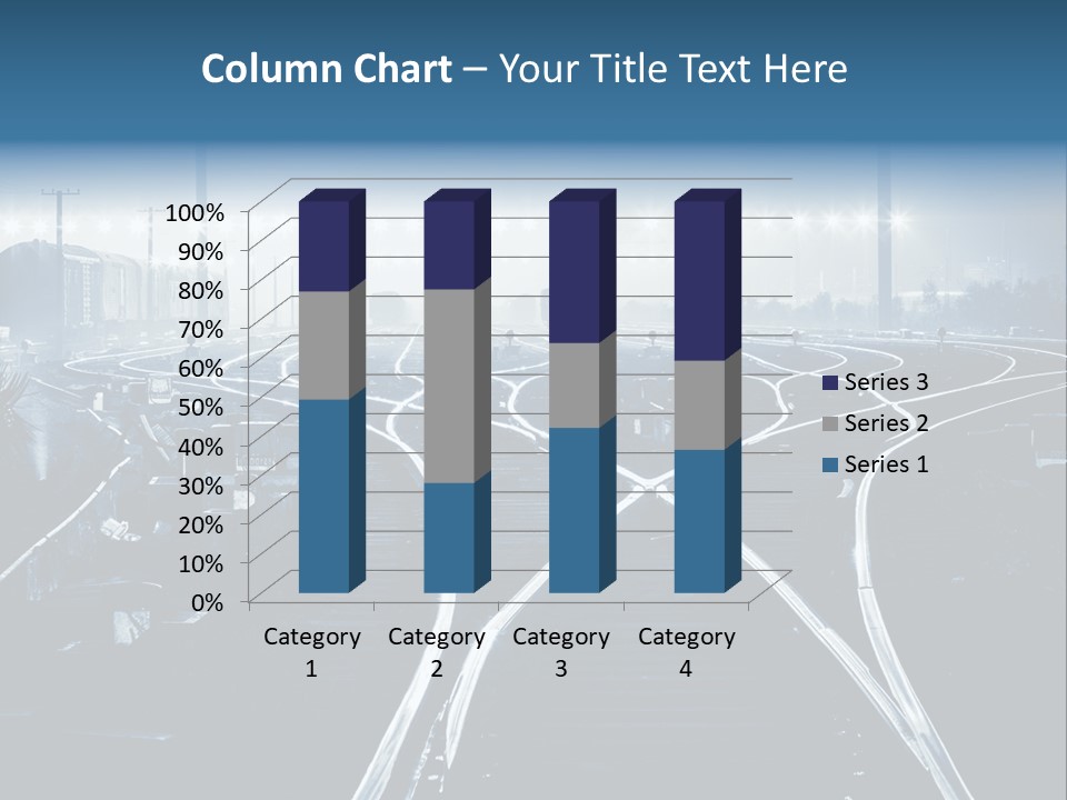 Steel Container Oil PowerPoint Template