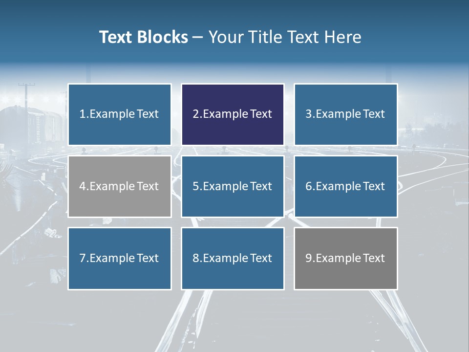 Steel Container Oil PowerPoint Template
