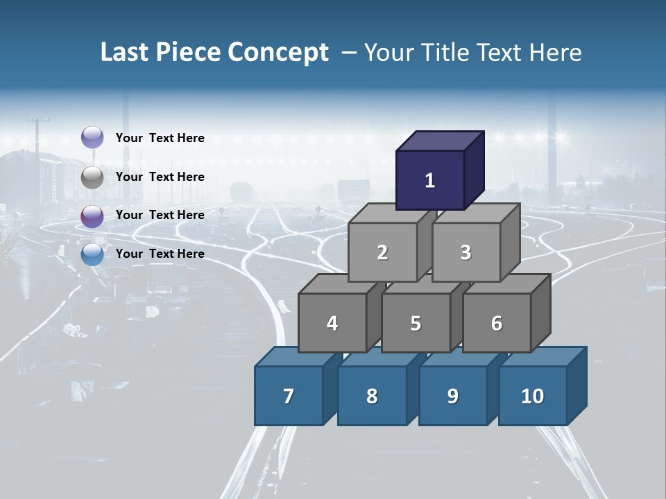 Steel Container Oil PowerPoint Template