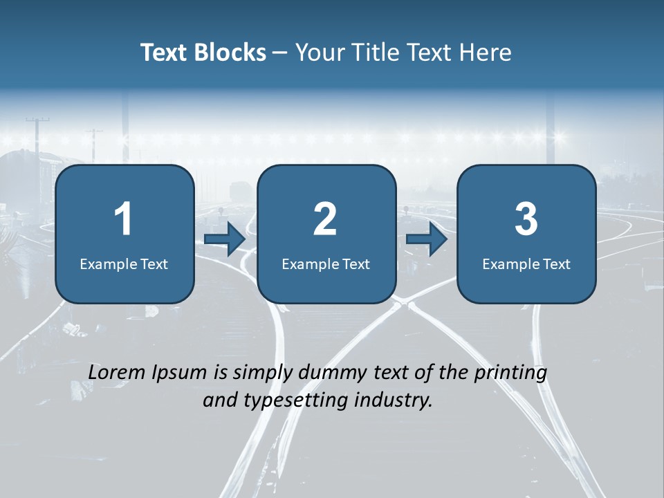 Steel Container Oil PowerPoint Template