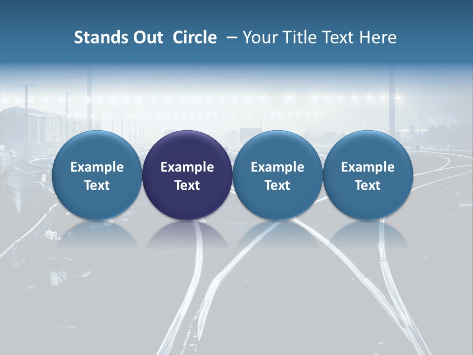 Steel Container Oil PowerPoint Template