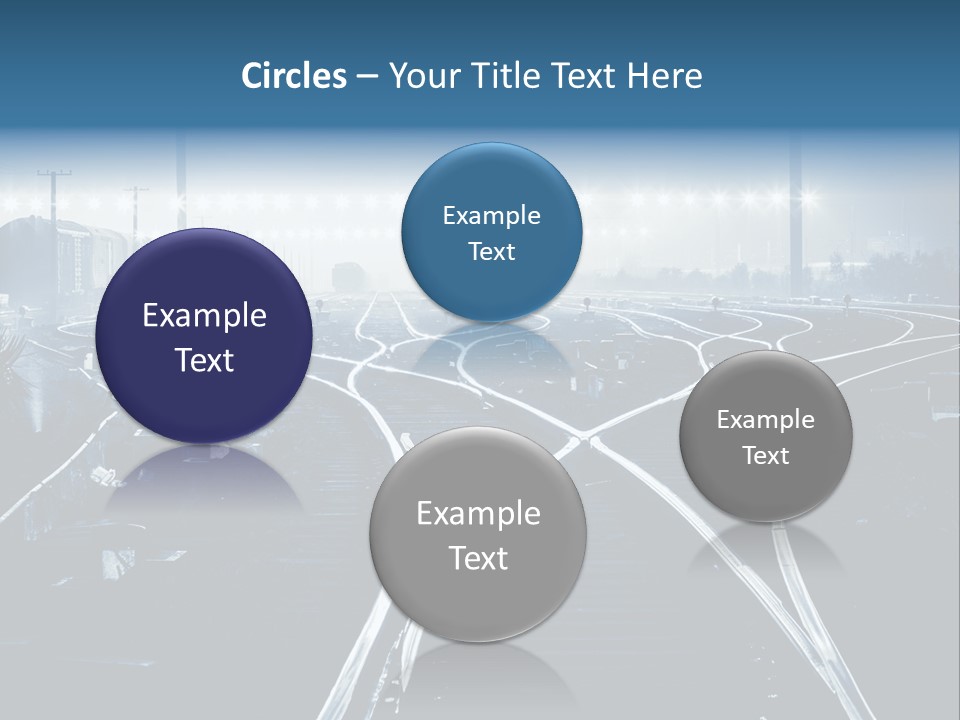 Steel Container Oil PowerPoint Template
