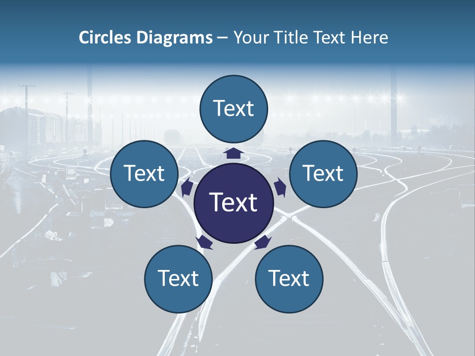 Steel Container Oil PowerPoint Template