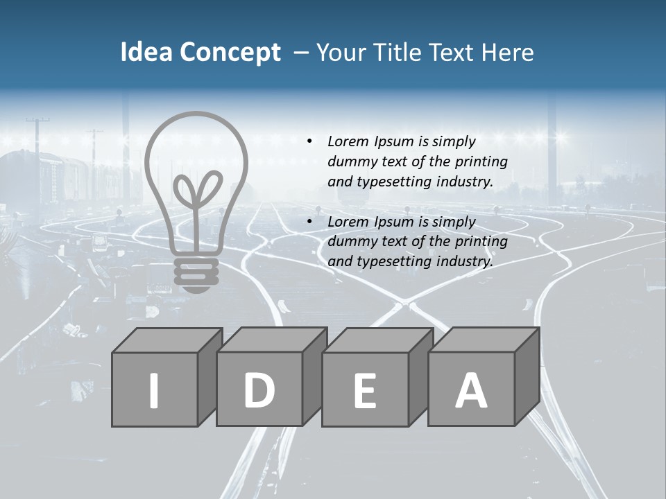 Steel Container Oil PowerPoint Template