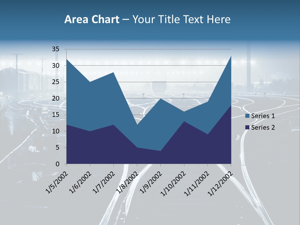 Steel Container Oil PowerPoint Template