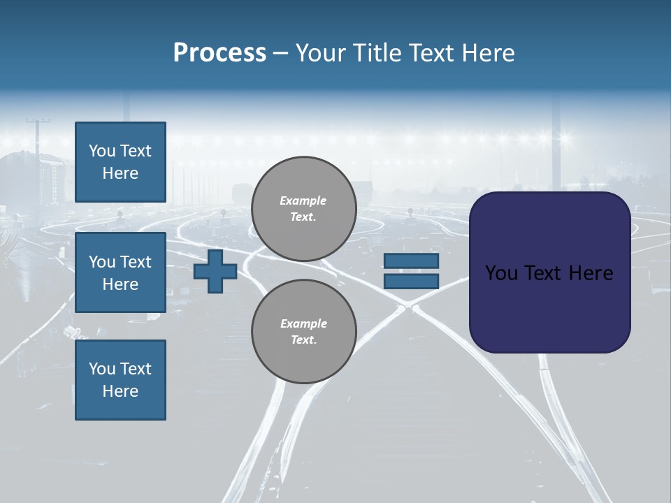 Steel Container Oil PowerPoint Template