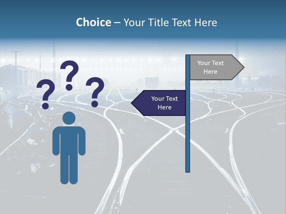 Steel Container Oil PowerPoint Template
