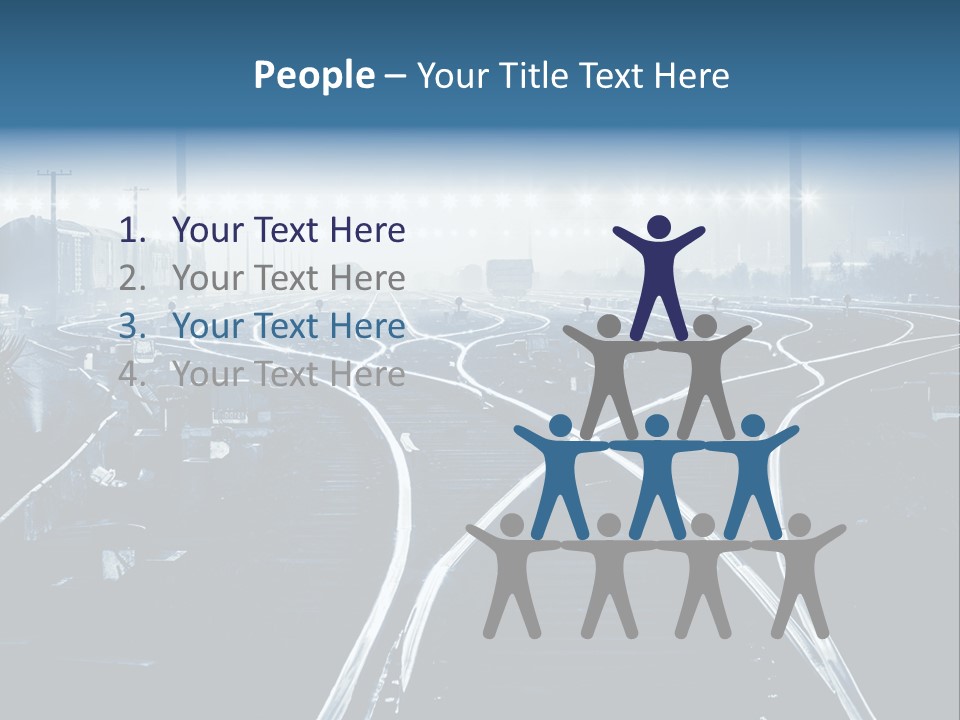 Steel Container Oil PowerPoint Template