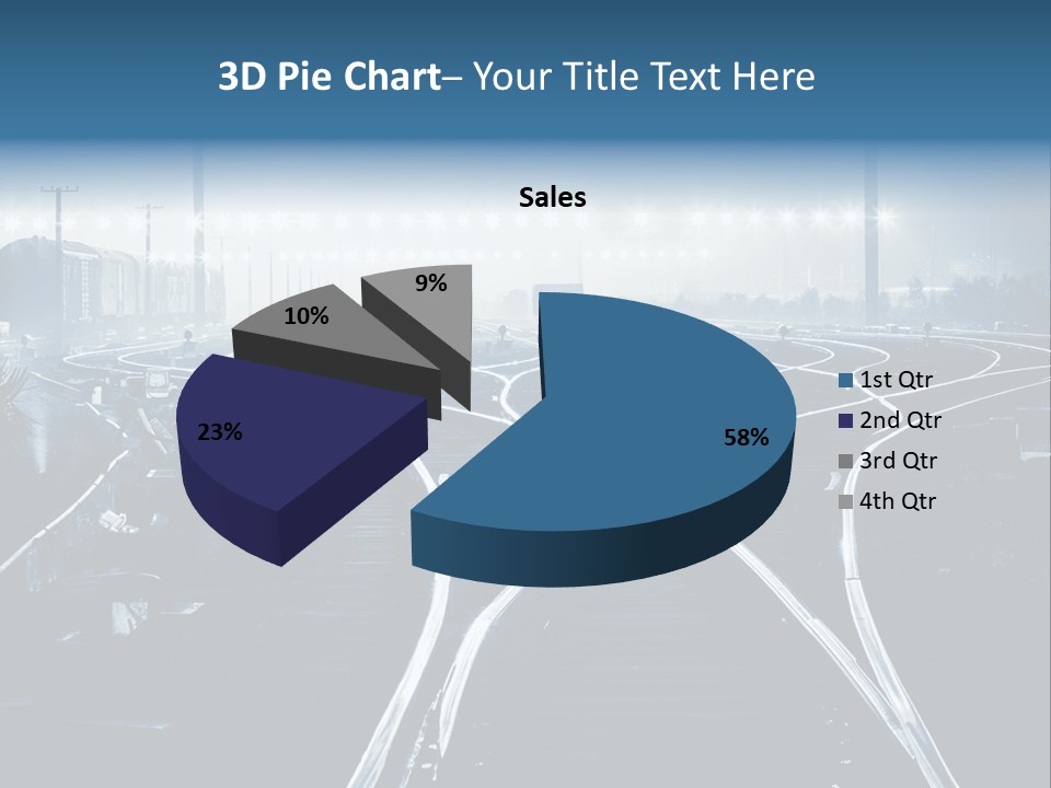 Steel Container Oil PowerPoint Template