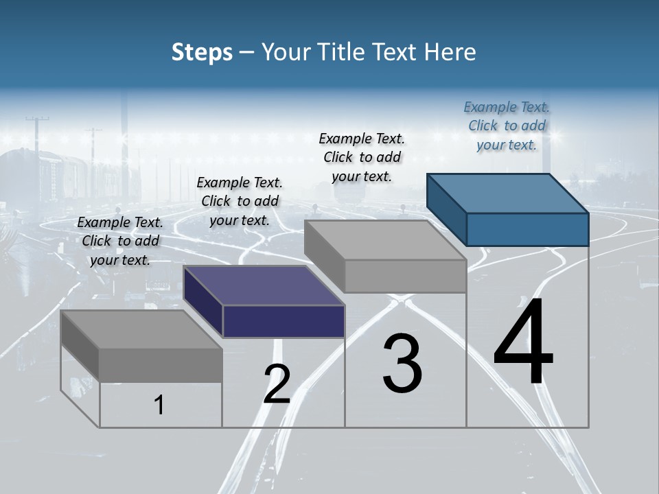 Steel Container Oil PowerPoint Template