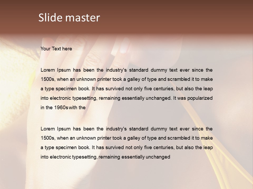 Lifestyle Sea Blue PowerPoint Template