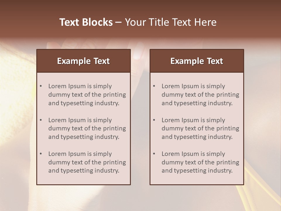 Lifestyle Sea Blue PowerPoint Template