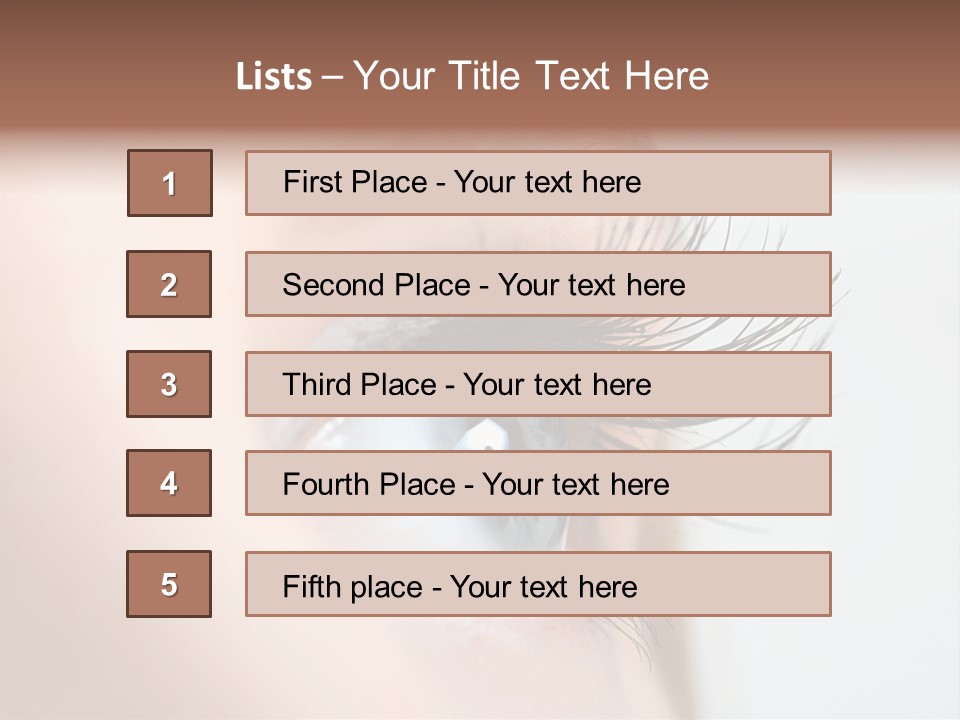 Fashion Women Color PowerPoint Template
