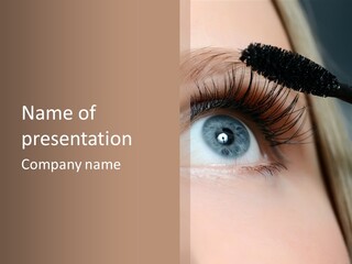 Beauty Person Color PowerPoint Template