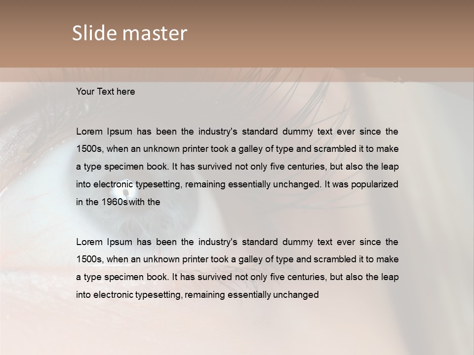 Beauty Person Color PowerPoint Template