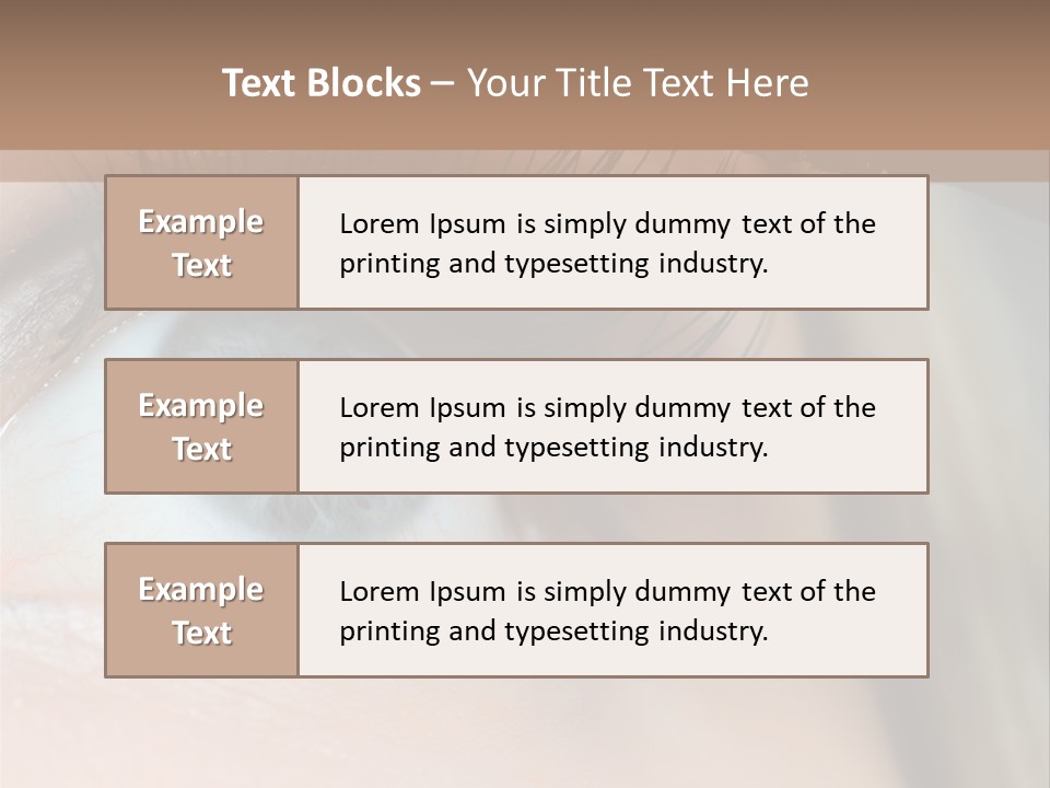 Beauty Person Color PowerPoint Template