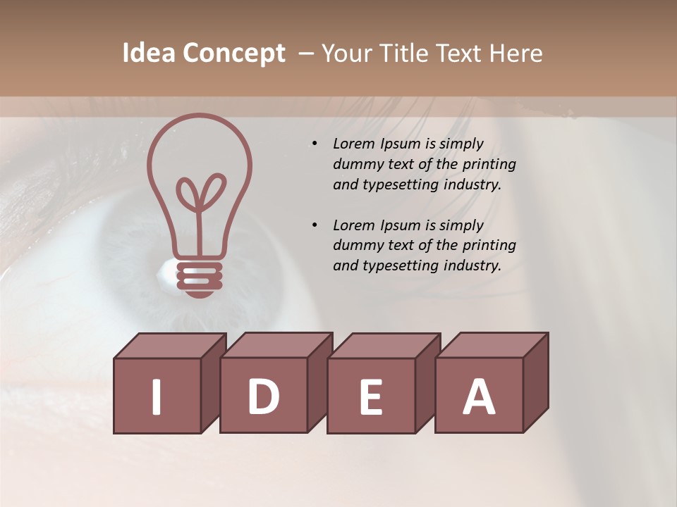 Beauty Person Color PowerPoint Template