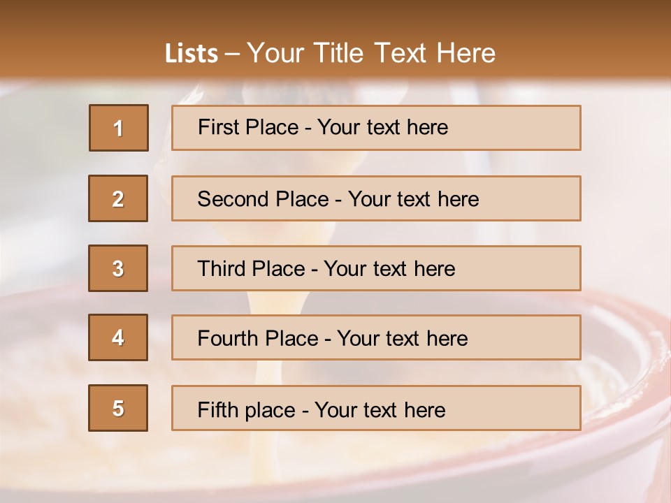 Meal Hot Bowl PowerPoint Template