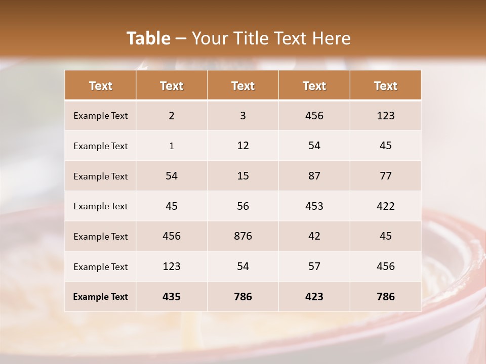 Meal Hot Bowl PowerPoint Template