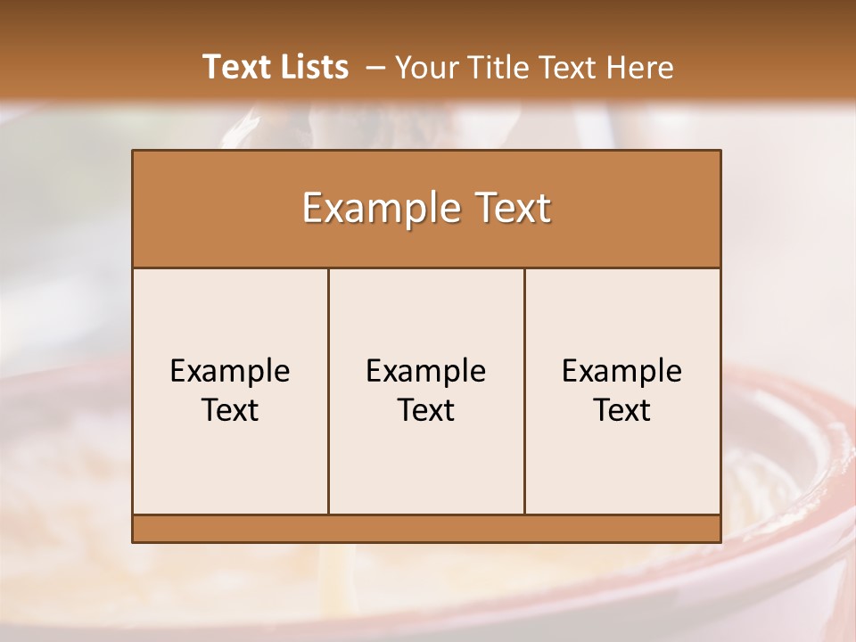Meal Hot Bowl PowerPoint Template