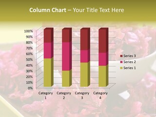 Yellow Background Horizontal Vegetarian PowerPoint Template