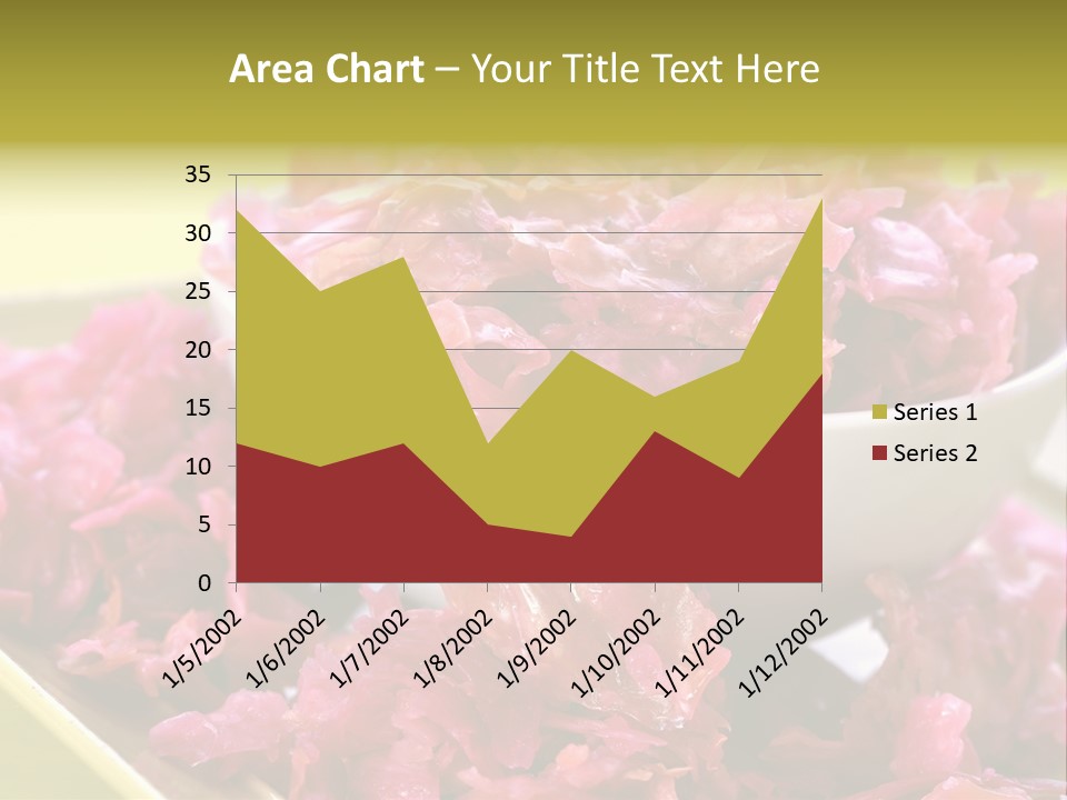 Yellow Background Horizontal Vegetarian PowerPoint Template