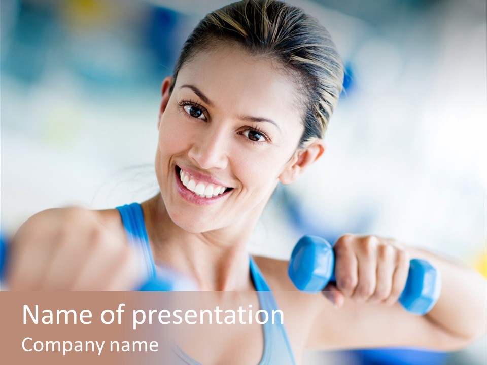 Workout Body Care Latin PowerPoint Template