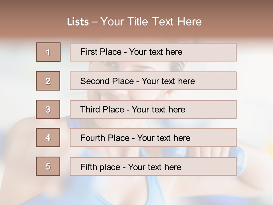 Workout Body Care Latin PowerPoint Template