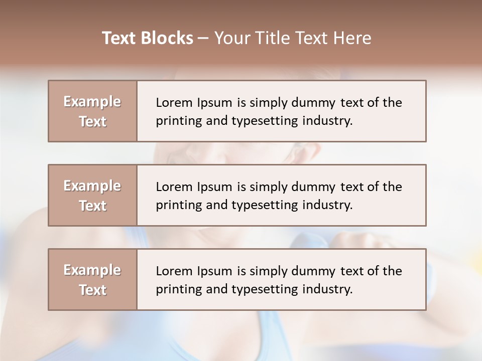 Workout Body Care Latin PowerPoint Template