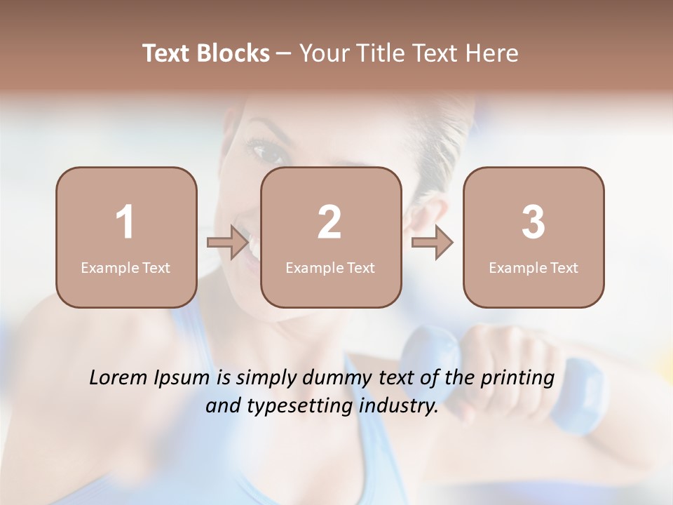 Workout Body Care Latin PowerPoint Template