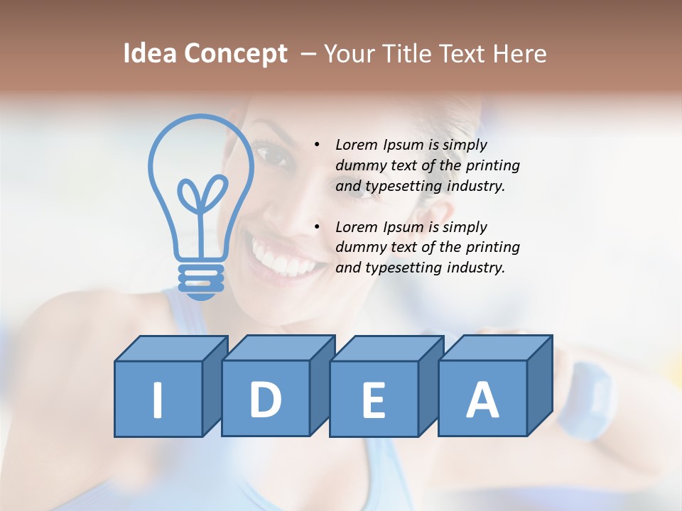 Workout Body Care Latin PowerPoint Template