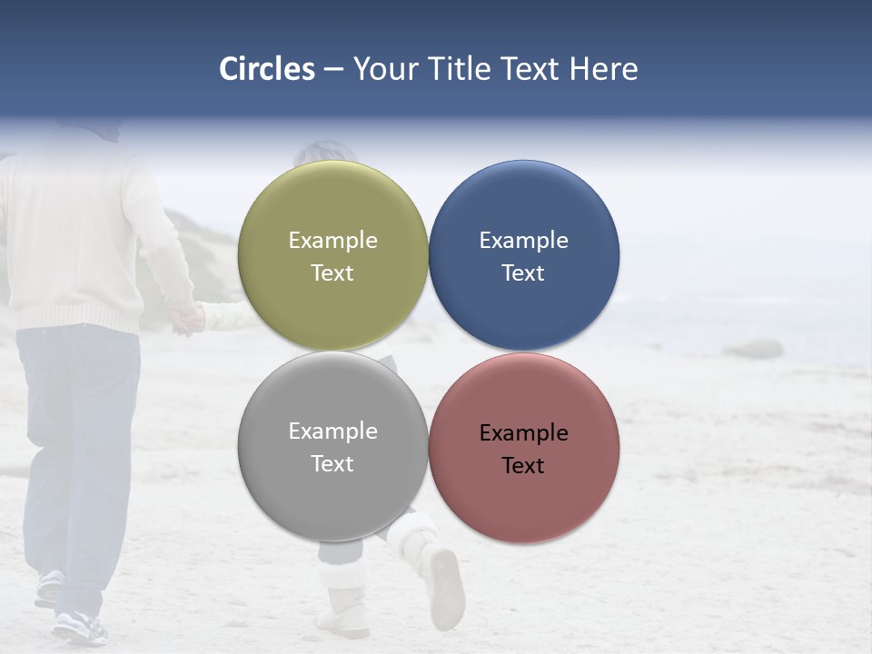 Running Length Caucasian PowerPoint Template