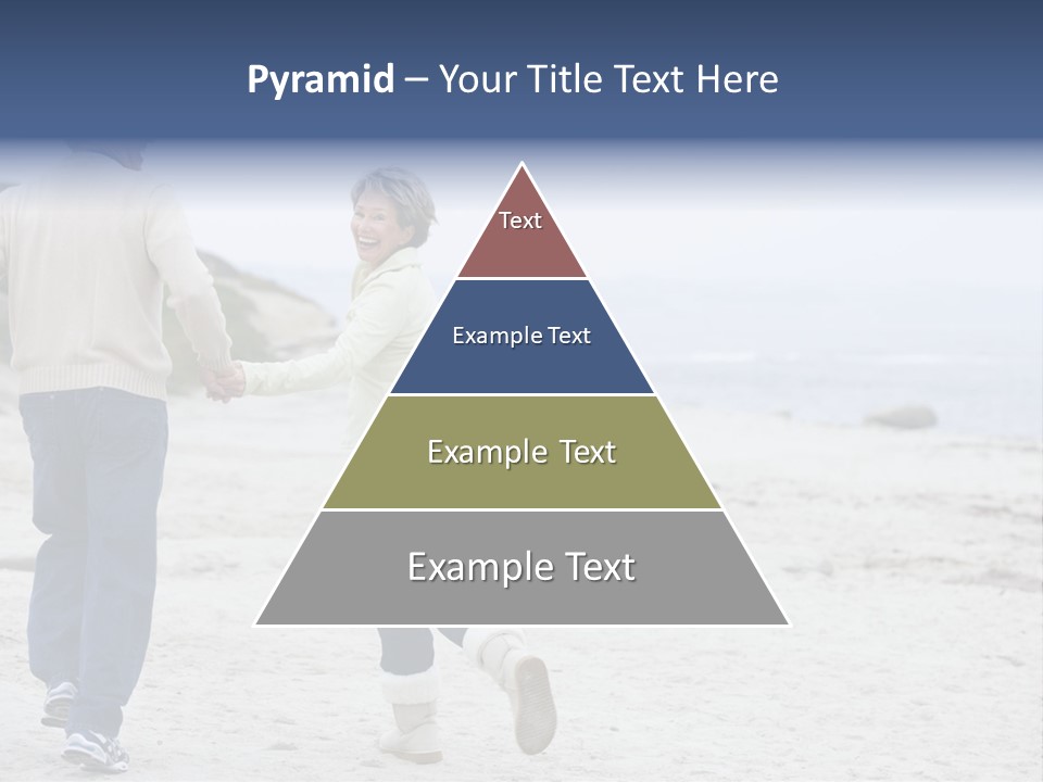 Running Length Caucasian PowerPoint Template