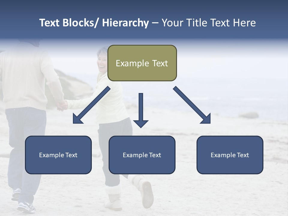 Running Length Caucasian PowerPoint Template