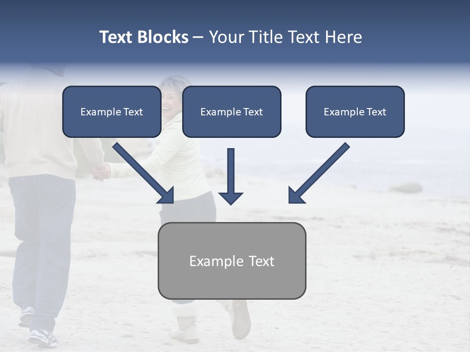 Running Length Caucasian PowerPoint Template